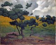 Felix Vallotton Landscape, oil painting artist